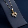 Leaflet Necklace with chain