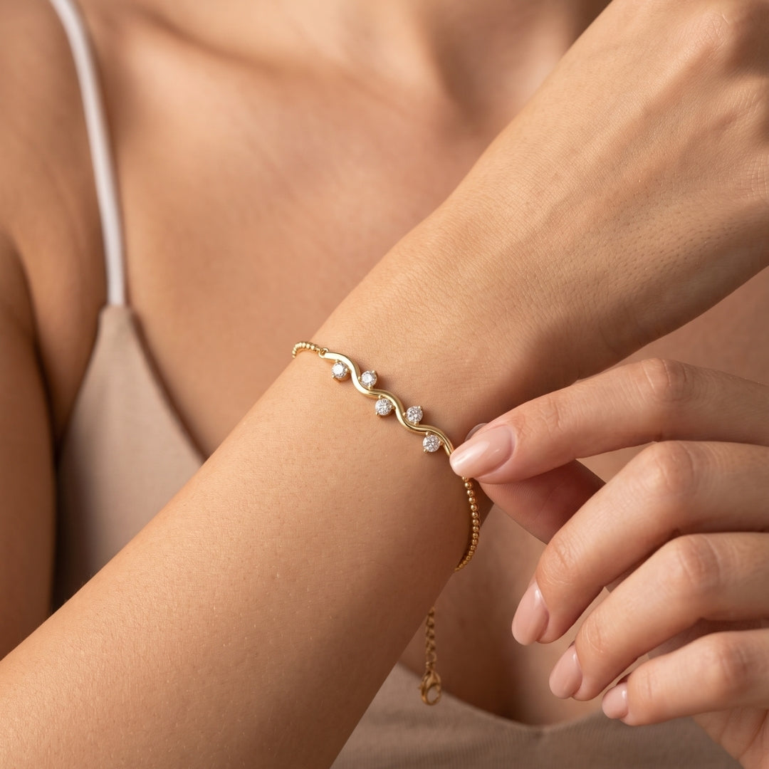 Ondine Wave Bracelet