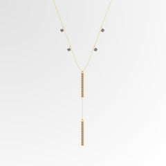 Dazzling Tubes Y Necklace