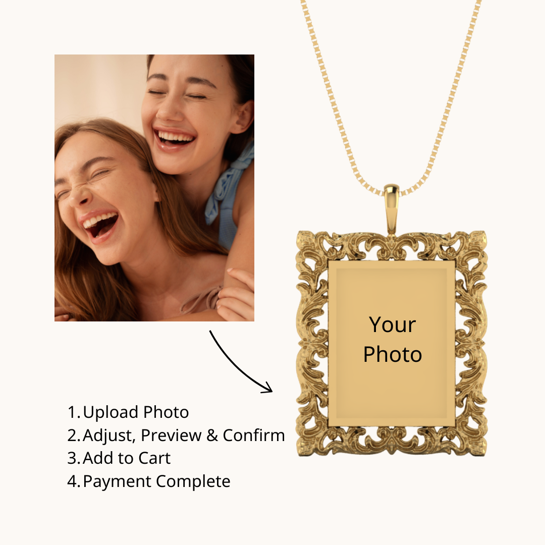 Victorian Keepsake Photo Pendant