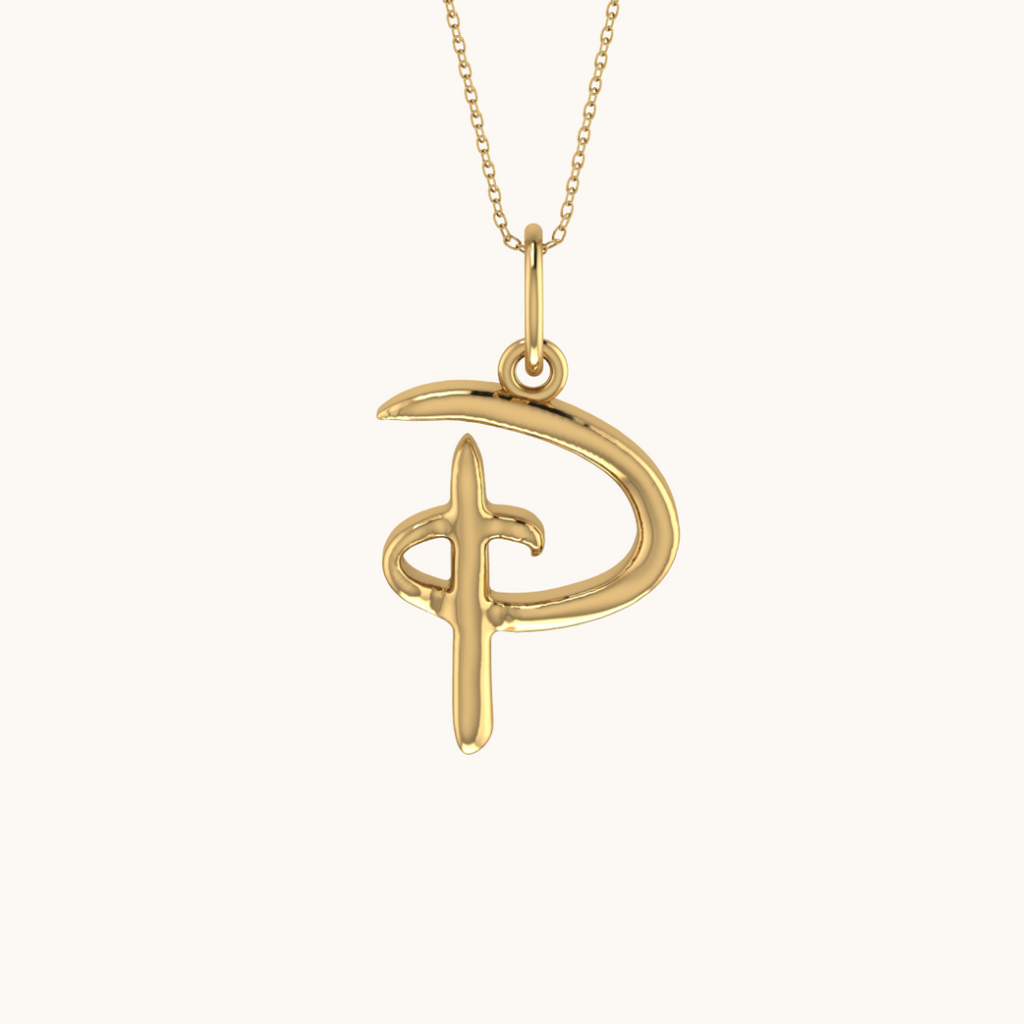 Dreamy Initial Necklace with chain ( A to Z Available)