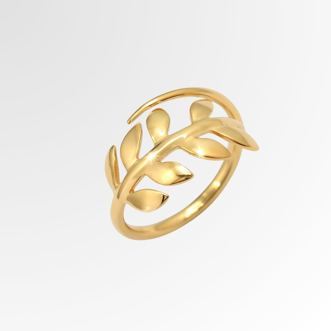Gulmohar Leaf Ring