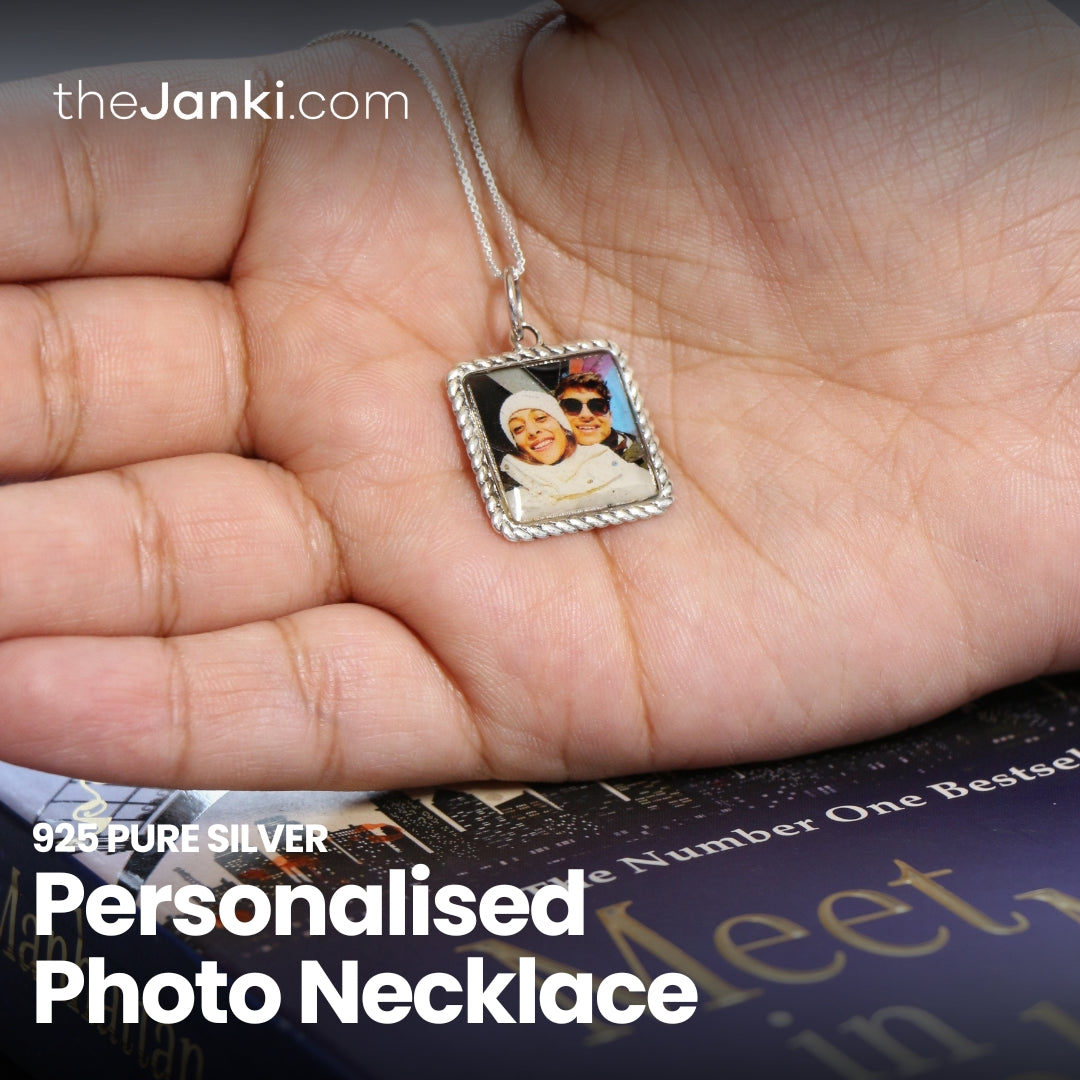 Personalise Happy Photo Necklace