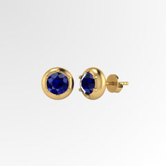 Classic Gold Solitaire Diamond Studds