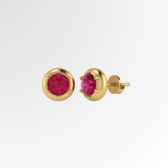 Classic Gold Solitaire Diamond Studds