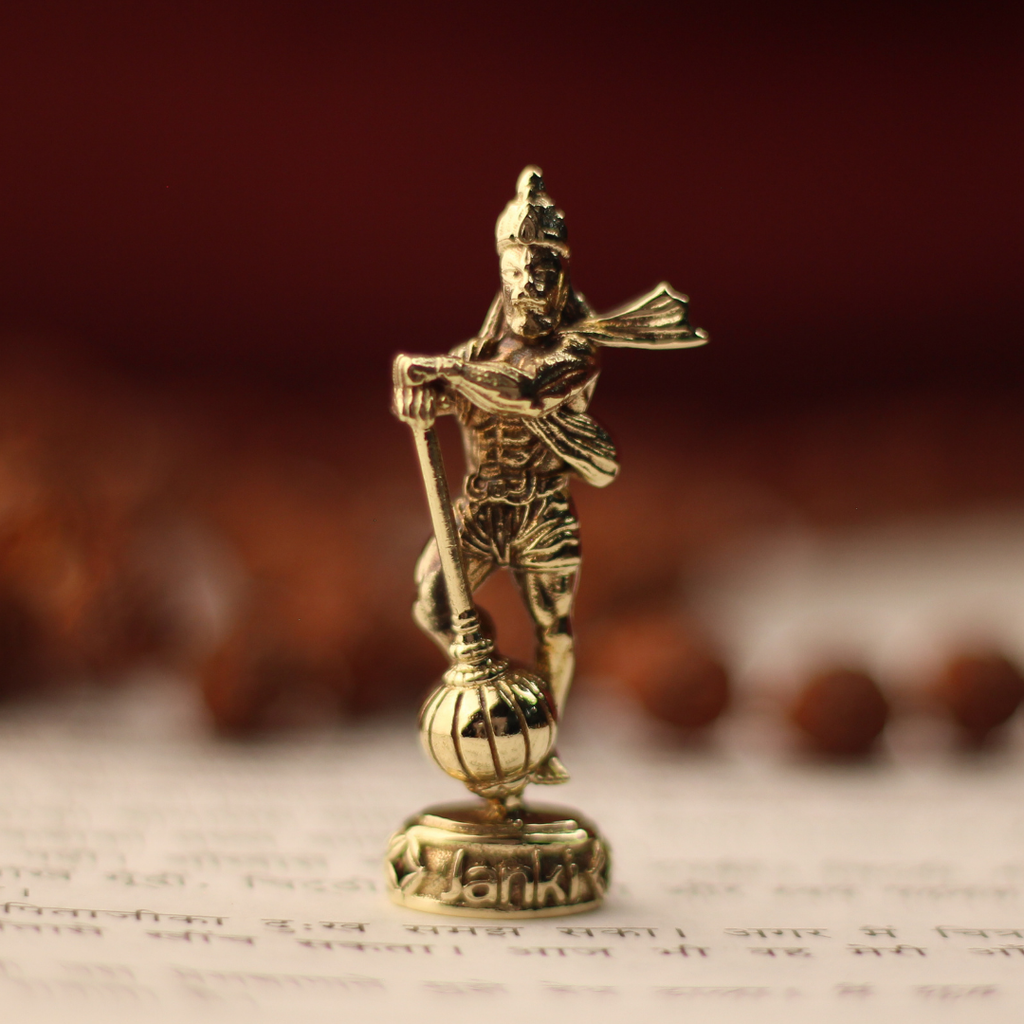 Shri Bajrangbali Hanumanji Idol/Murti in Pure Brass
