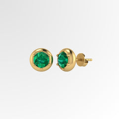 Classic Gold Solitaire Diamond Studds
