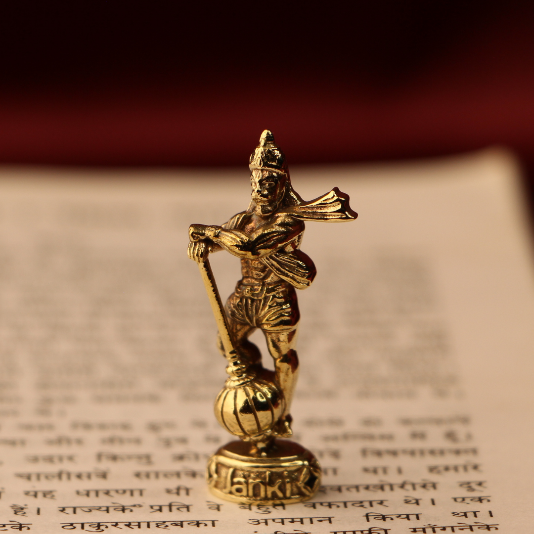 Shri Bajrangbali Hanumanji Idol/Murti in Pure Brass