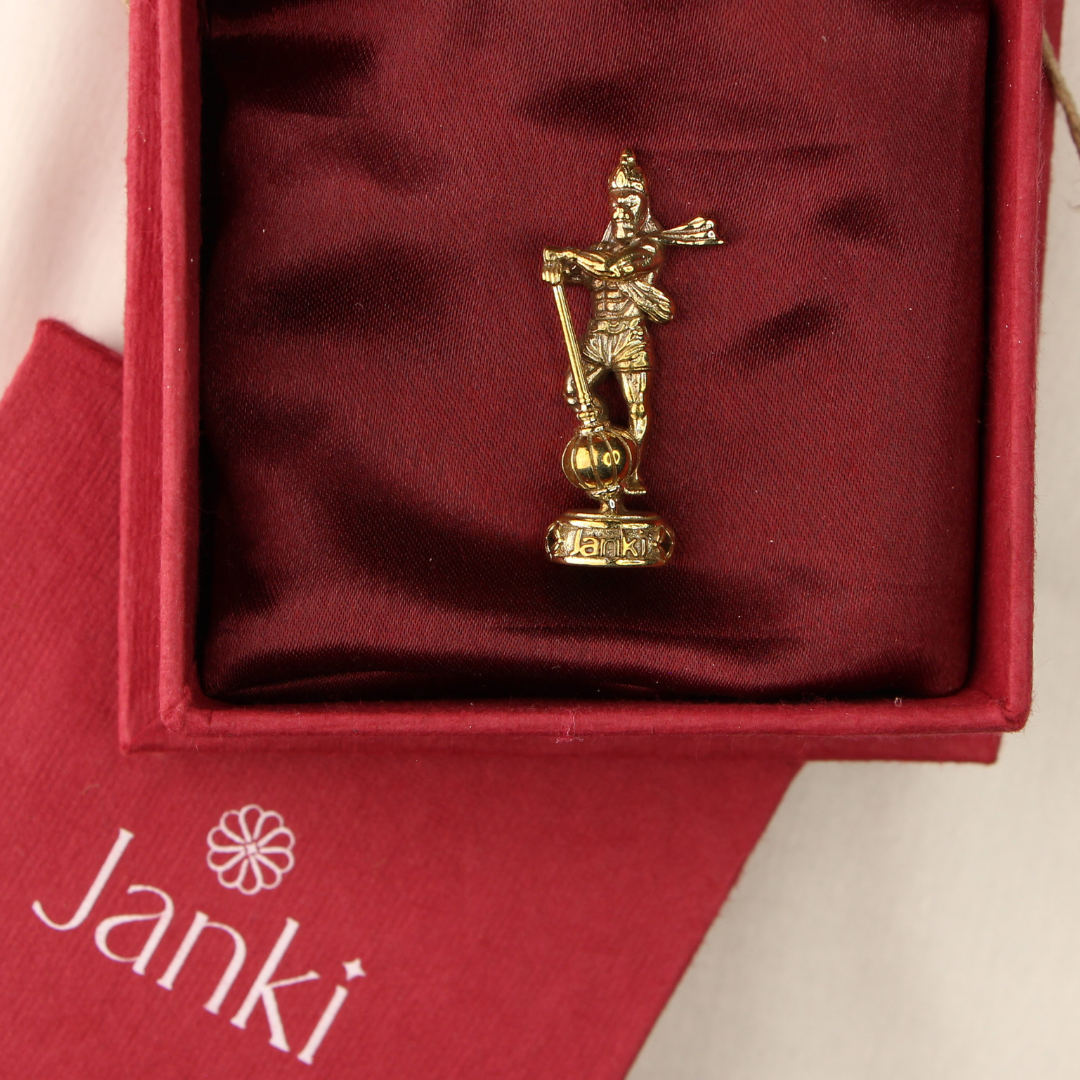 Shri Bajrangbali Hanumanji Idol/Murti in Pure Brass