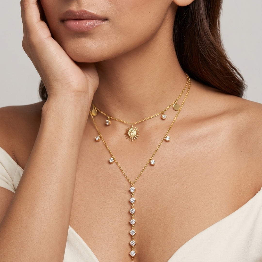 Dazzling Eternity Y Necklace