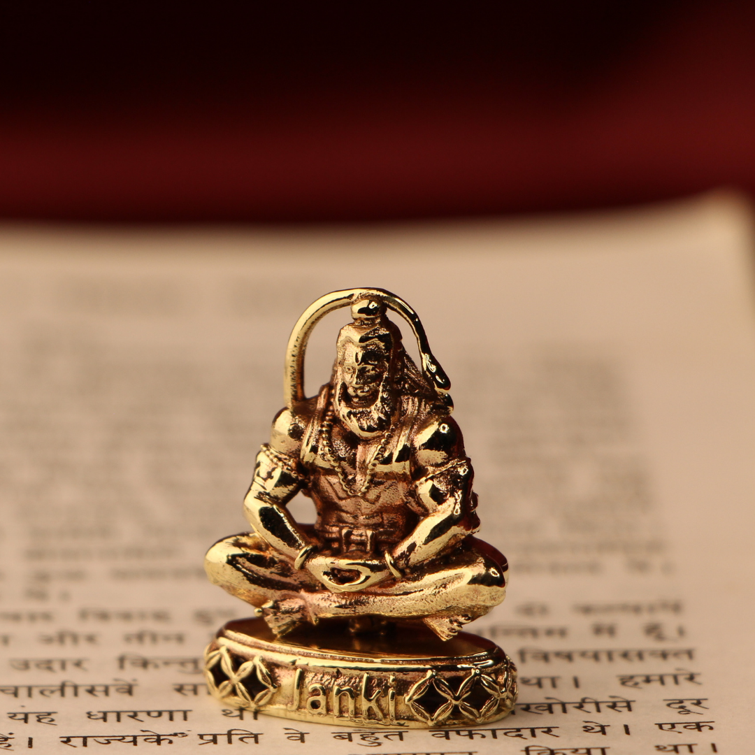 Shri Kesrinandan Hanumanji Idol/Murti in Pure Brass