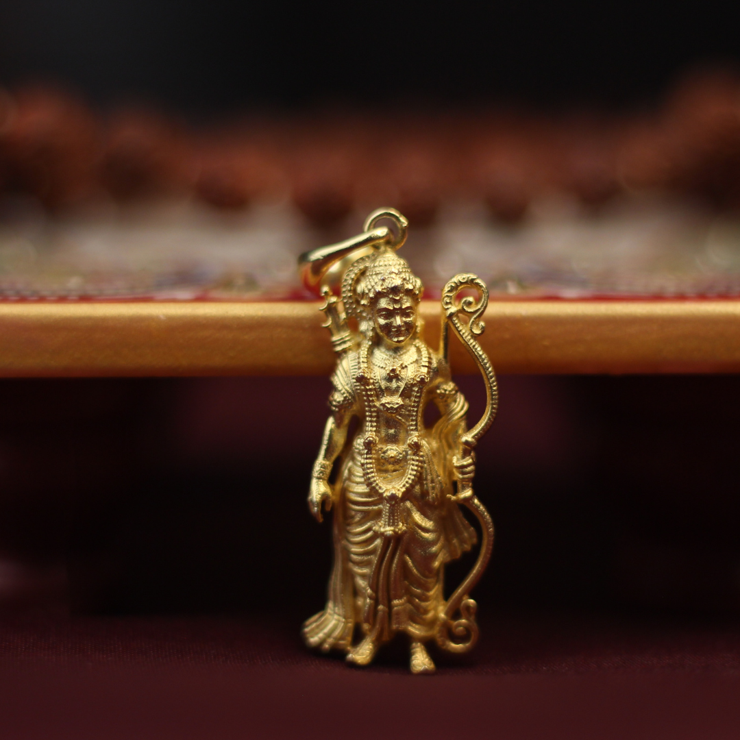 Shri Raghav Ram Pendant in Ashthadhatu