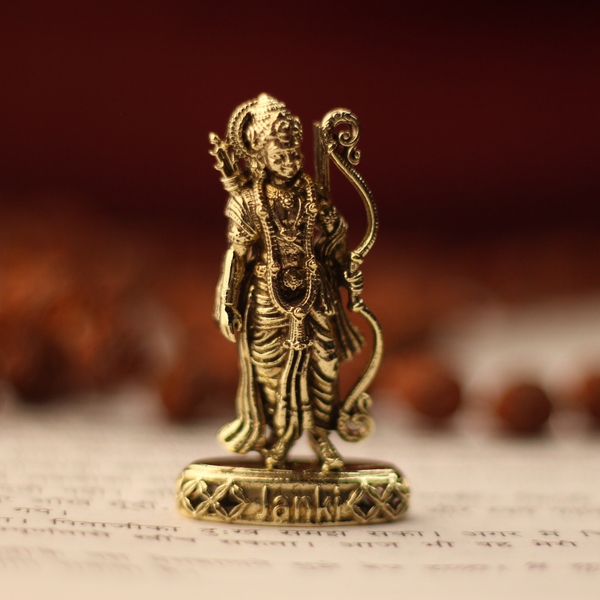 Shri Ram Idol/Murti in Pure Brass