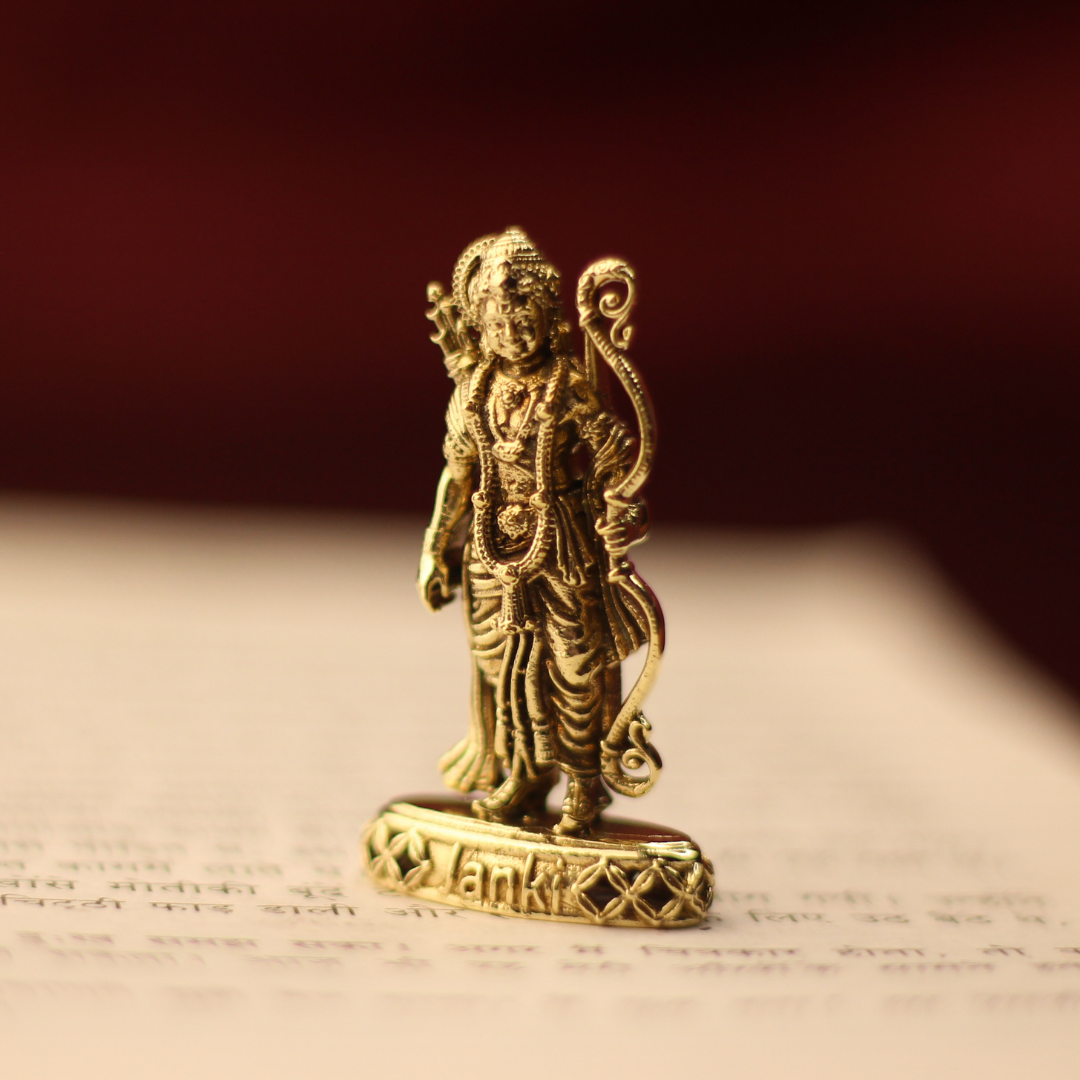 Shri Ram Idol/Murti in Pure Brass