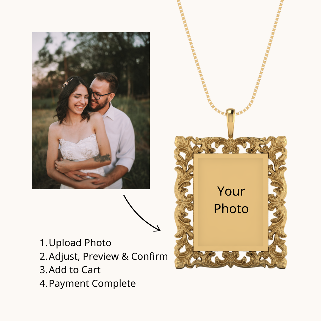 Victorian Keepsake Photo Pendant