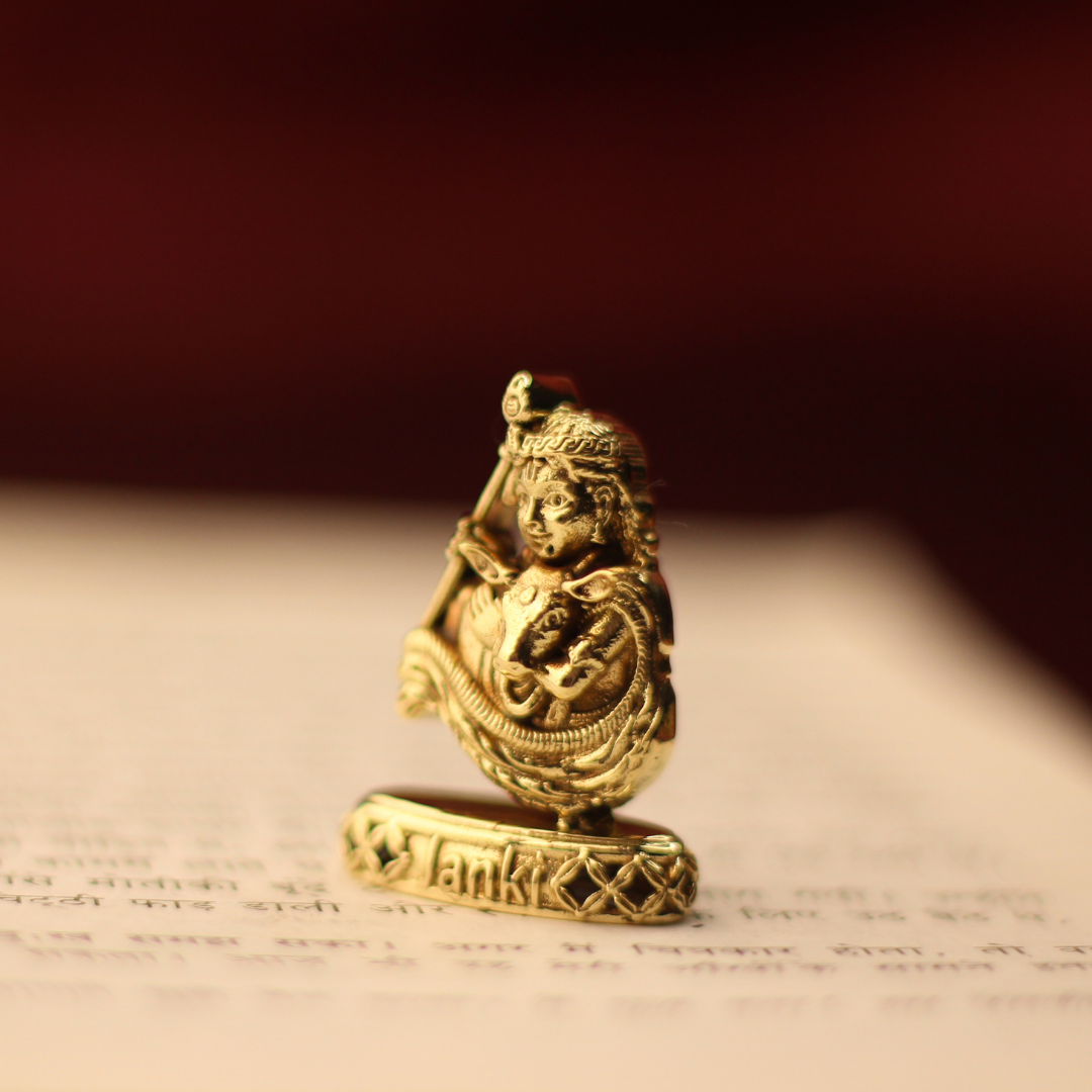 Shri Krishna Kanhaiya Idol/Murti in Pure Brass