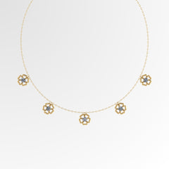 Fleur Étoile Choker