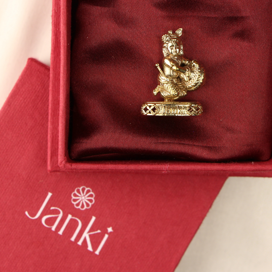 Shri Krishna Laddu Gopalji Idol/Murti in Pure Brass