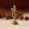 Shri Krishna Idol/Murti in Pure Brass