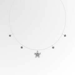 Golden Bloom Crystal Choker