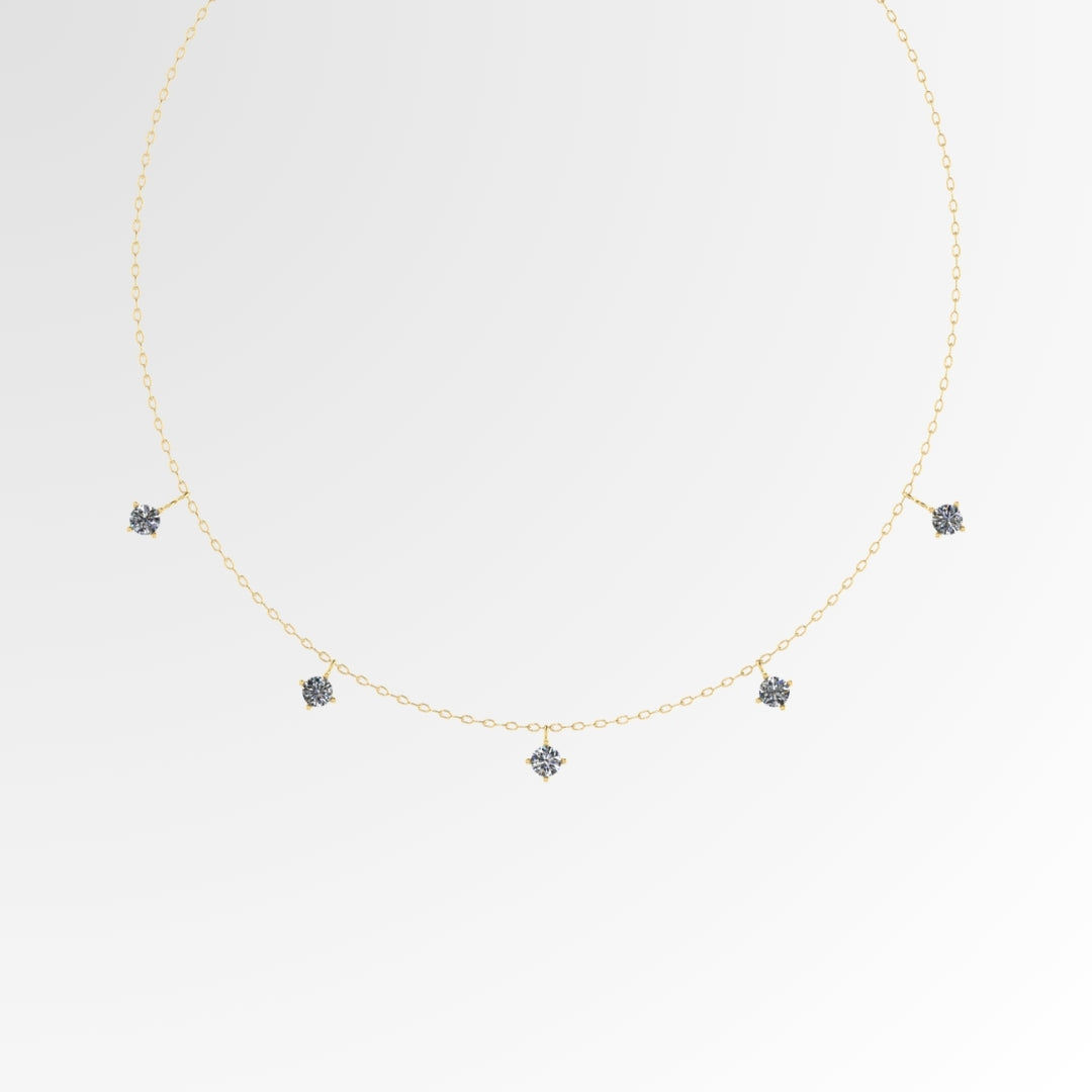 Celeste Crystal Choker