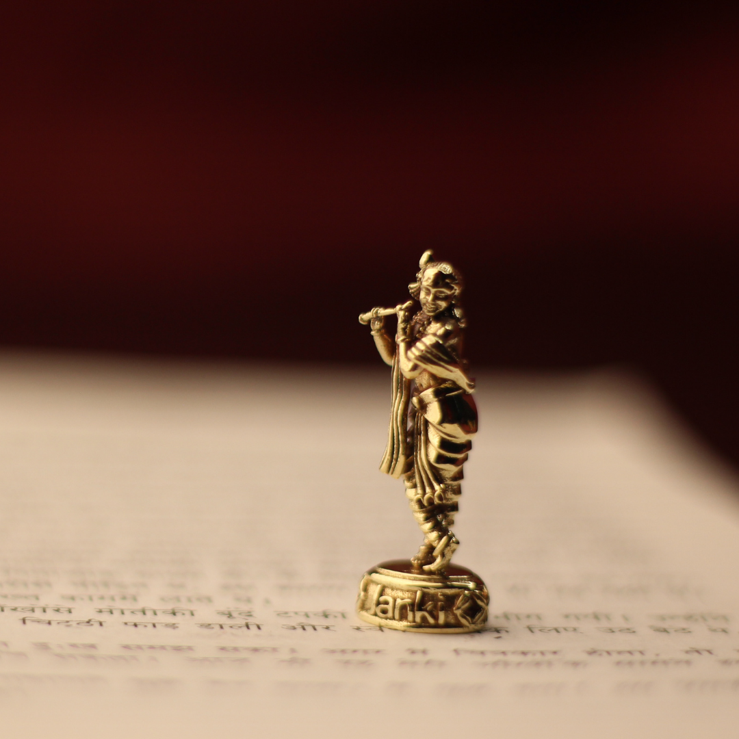 Shri Krishna Idol/Murti in Pure Brass