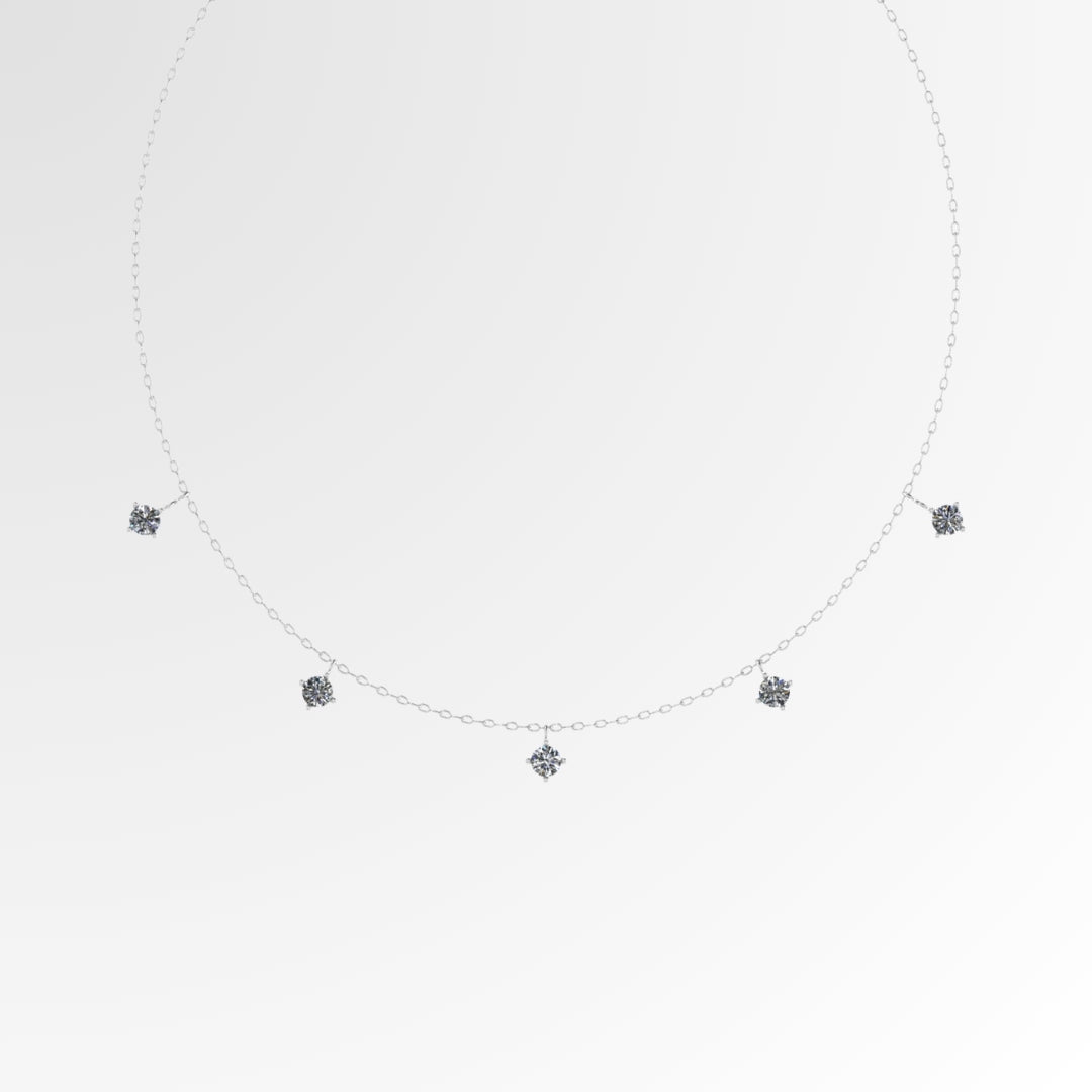 Celeste Crystal Choker