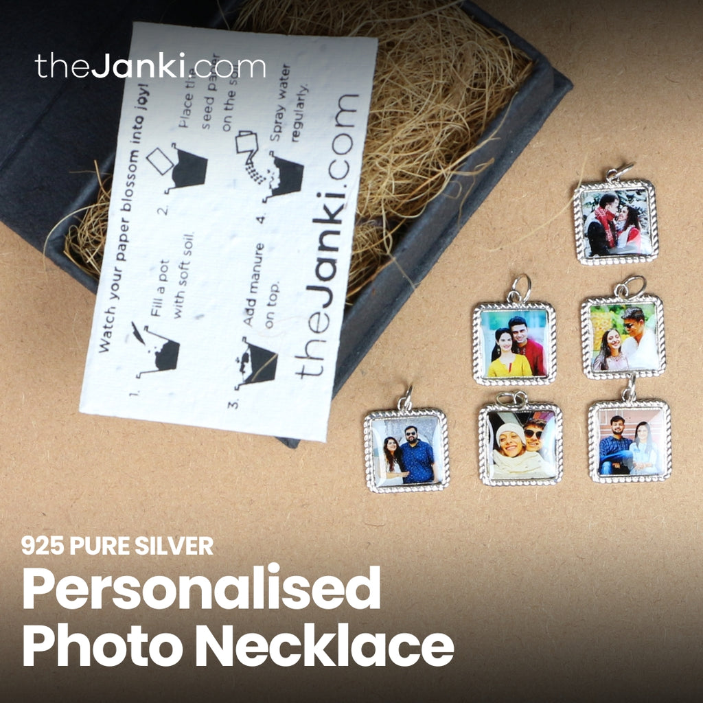 Personalise Happy Photo Necklace