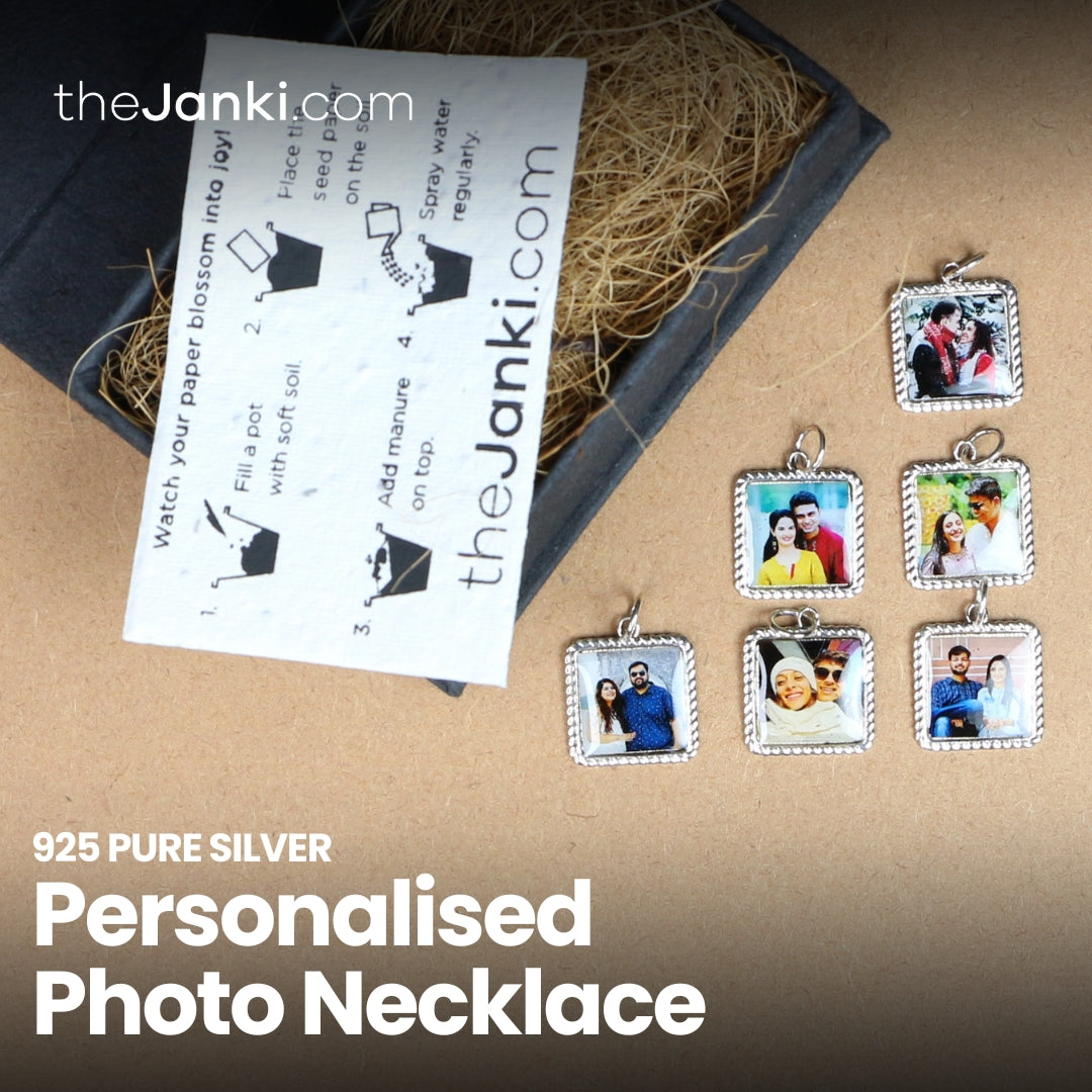 Personalise Happy Photo Necklace