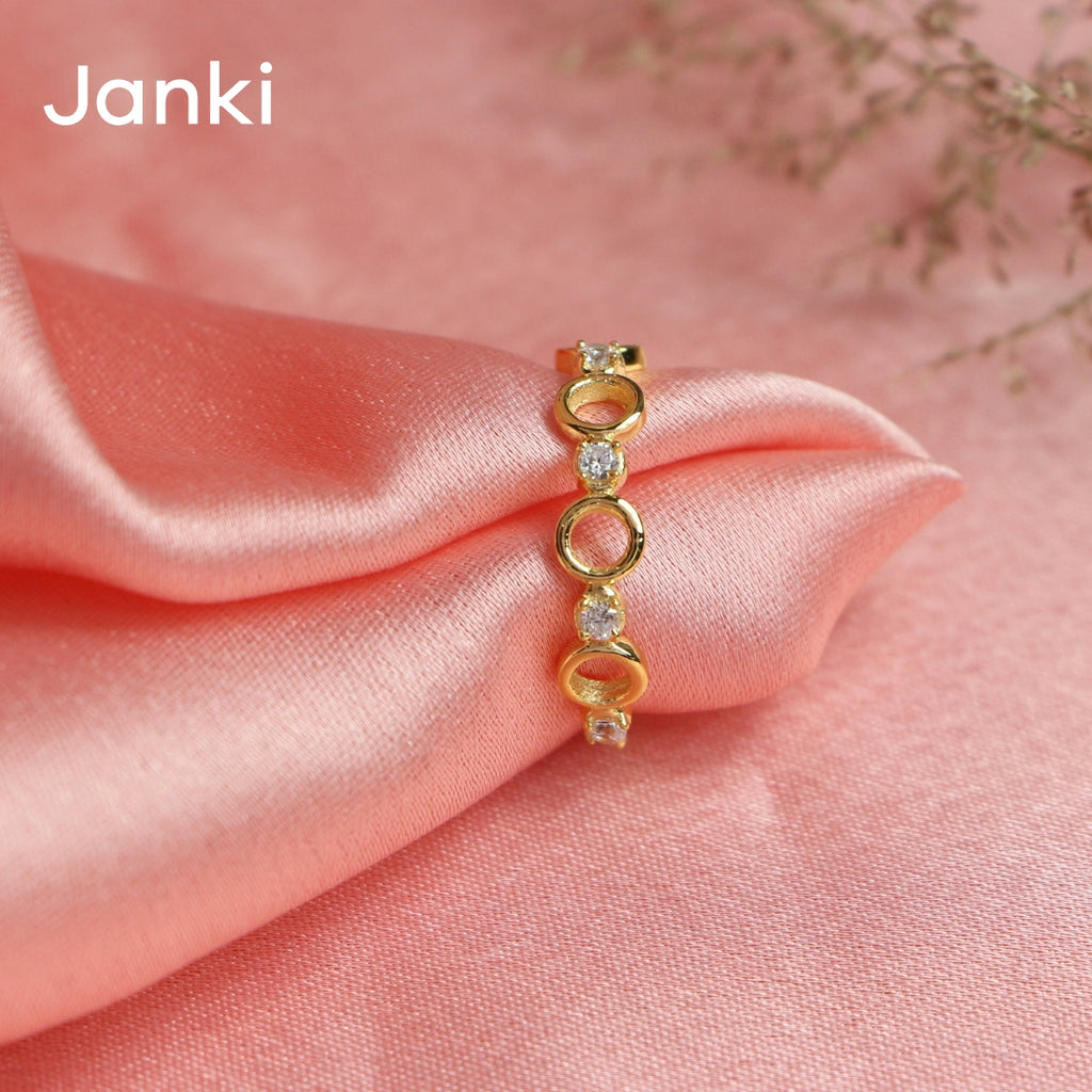 Janki Eternity Circle Ring (Adjustable Size)