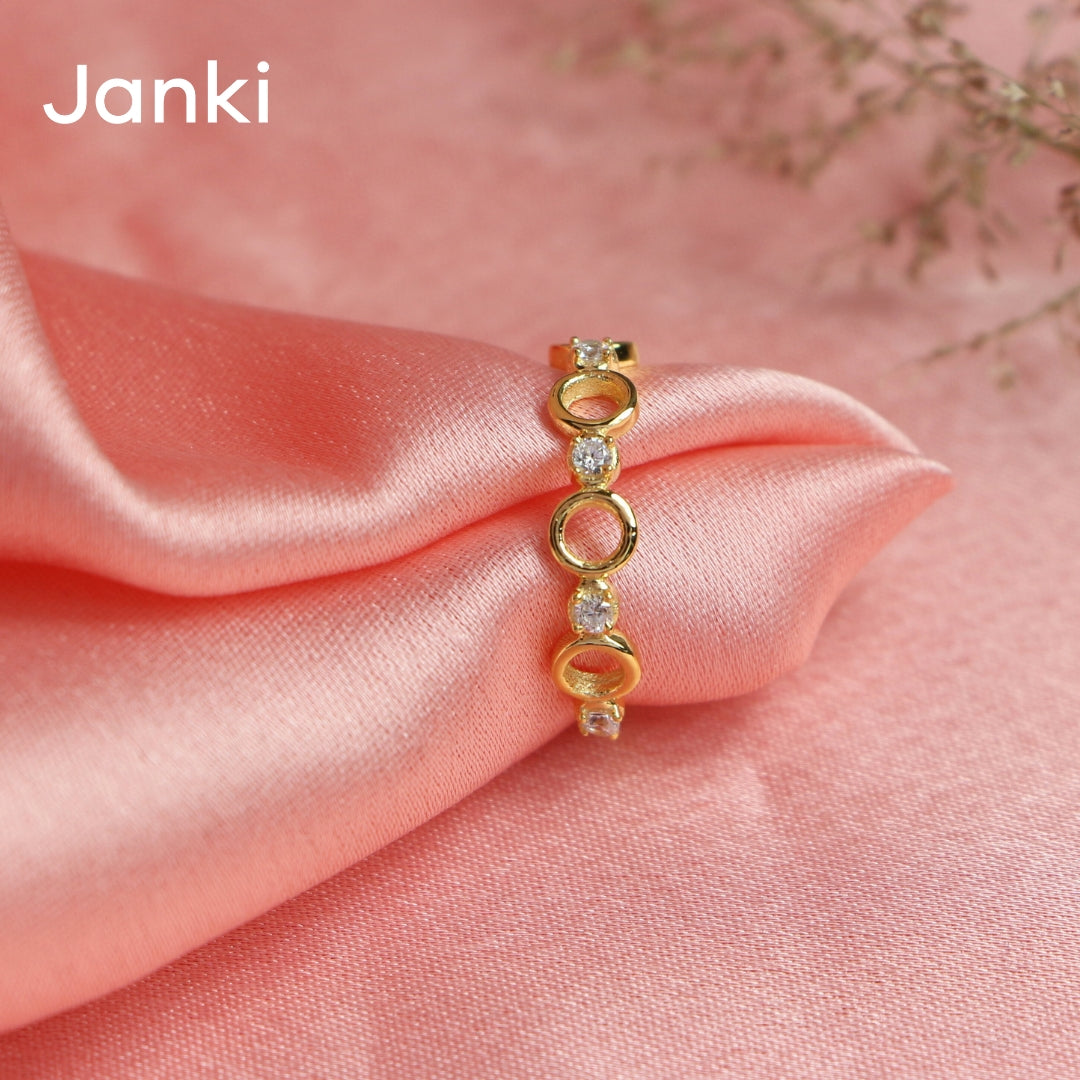 Janki Eternity Circle Ring (Adjustable Size)