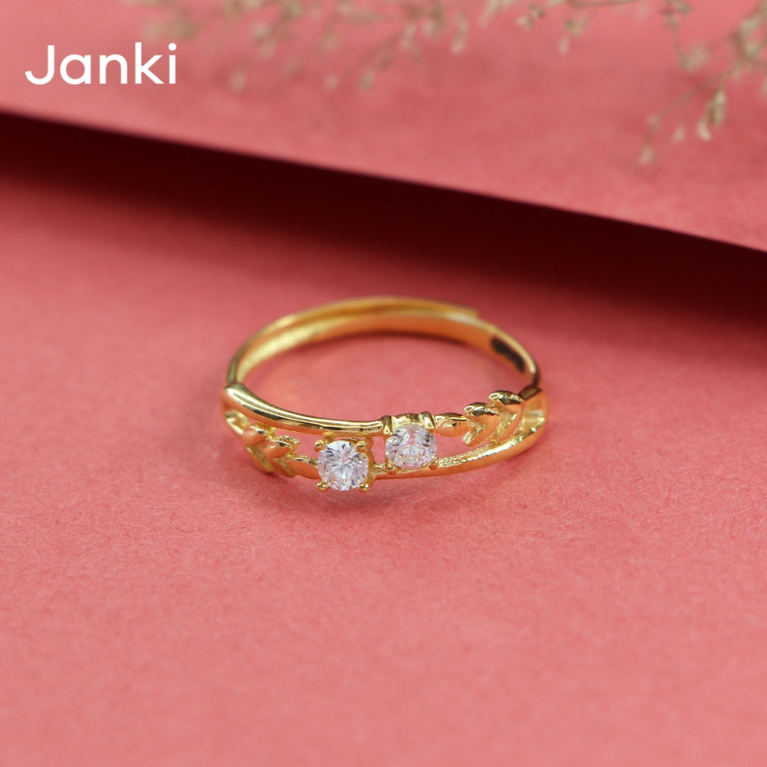 Janki Bloom Ring (Adjustable Size)