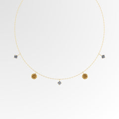 Rose & Radiance Choker Necklace