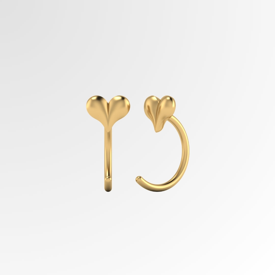Forever Heart Cuddler Earrings