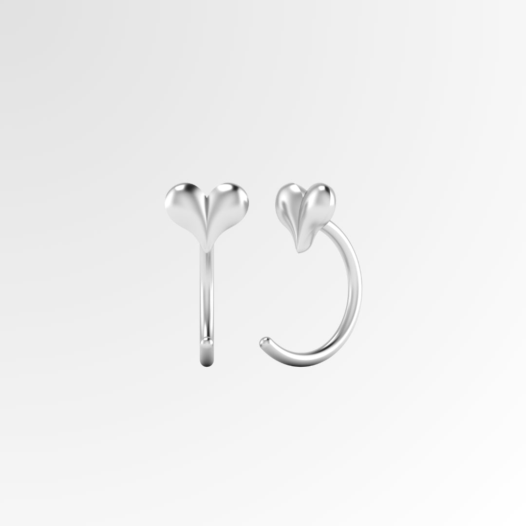 Forever Heart Cuddler Earrings