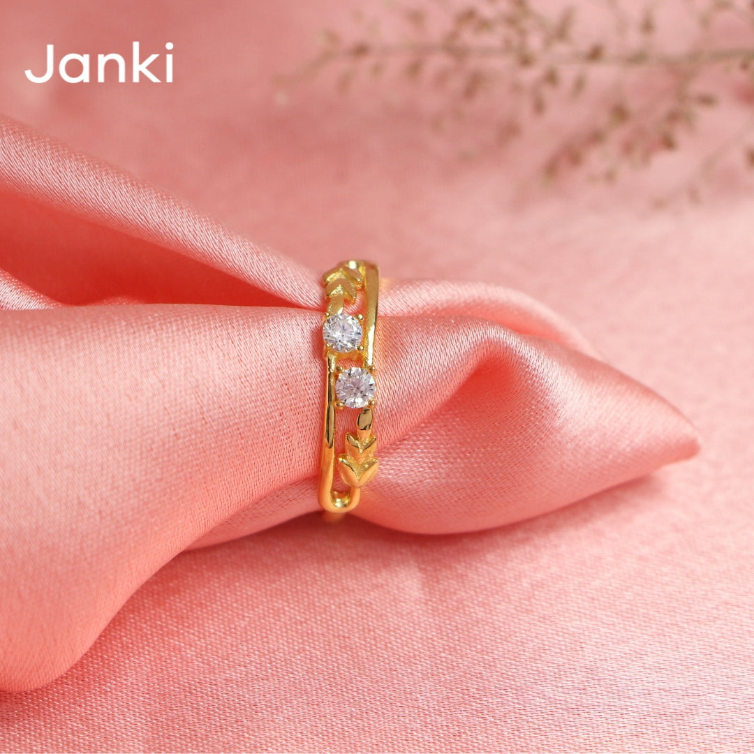 Janki Bloom Ring (Adjustable Size)