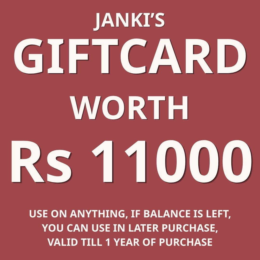 Giftcard Worth Rs 11000