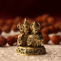 Shri Shiv Parvati Idol/Murti in Pure Brass