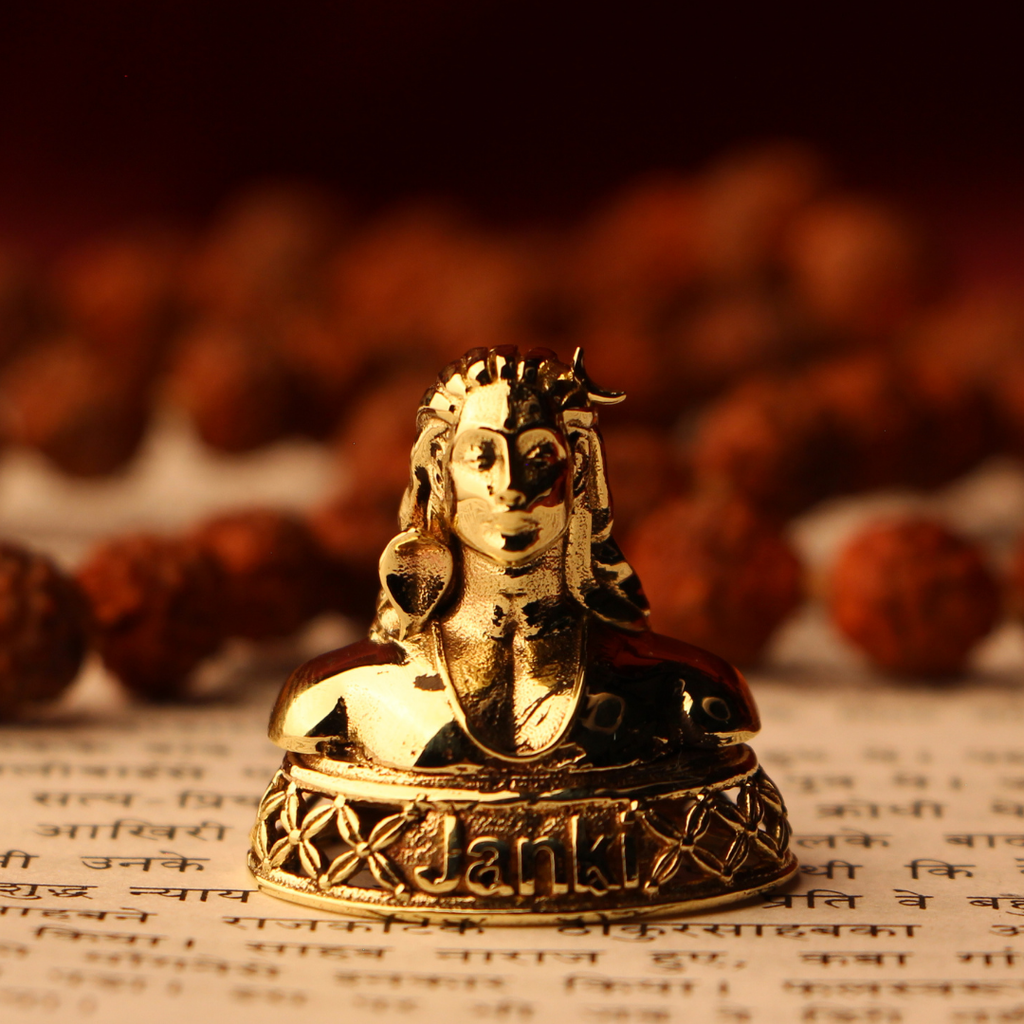 Shri Adiyogi Idol/Murti in Pure Brass