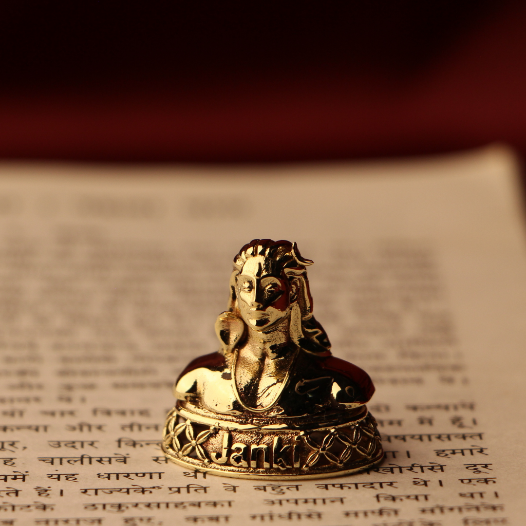 Shri Adiyogi Idol/Murti in Pure Brass
