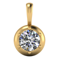Classic Solitaire Pendant by Arushaa