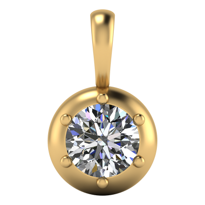 Classic Solitaire Pendant