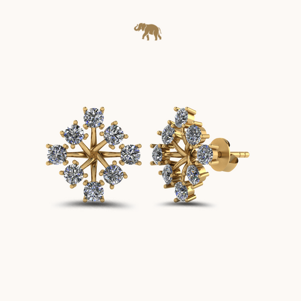 Ivory Glint Earrings