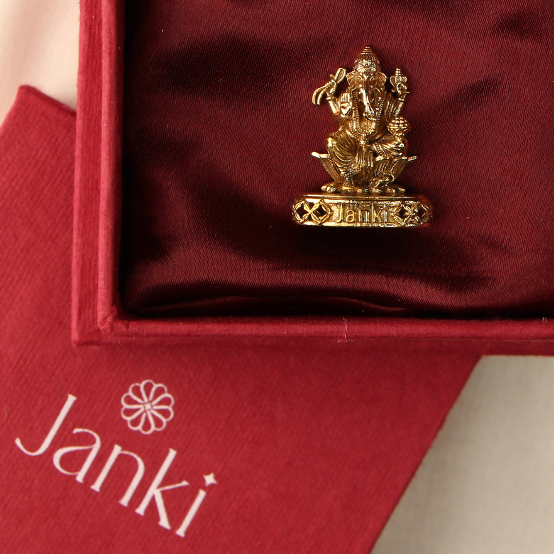 Shri Ganeshji Idol/Murti in Pure Brass