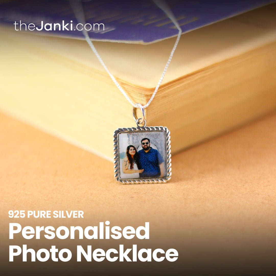 Personalise Happy Photo Necklace