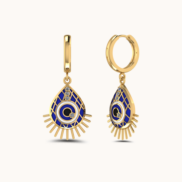Stay Seen Evil Eye Earrings