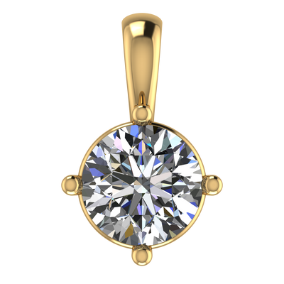 Dazzling Solitaire Pendant