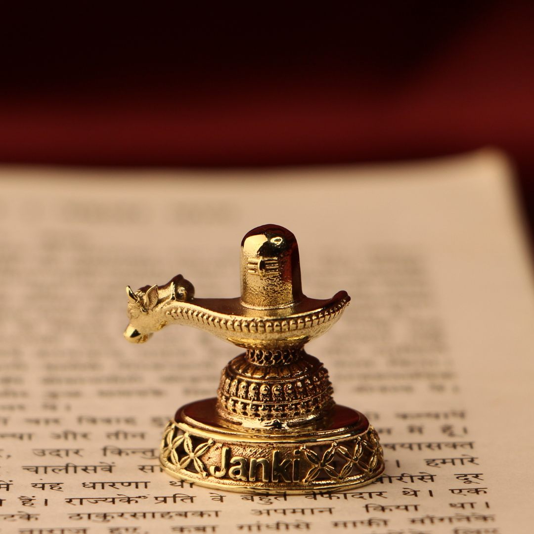 Shri Shivlinga Idol/Murti in Pure Brass