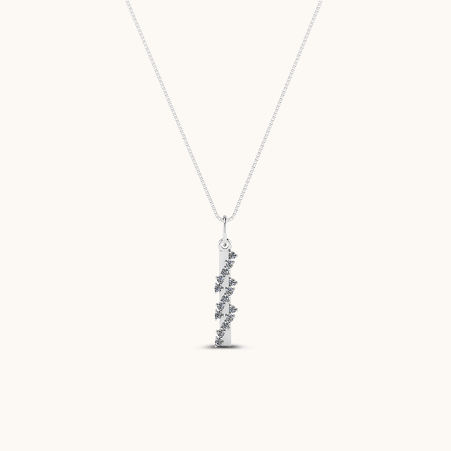Silver Stick Necklace