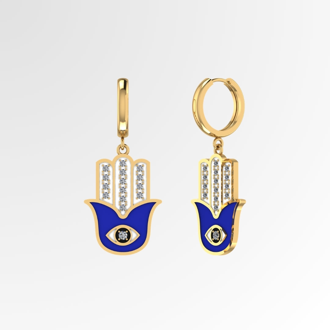 The Watcher Evil Eye Earrings